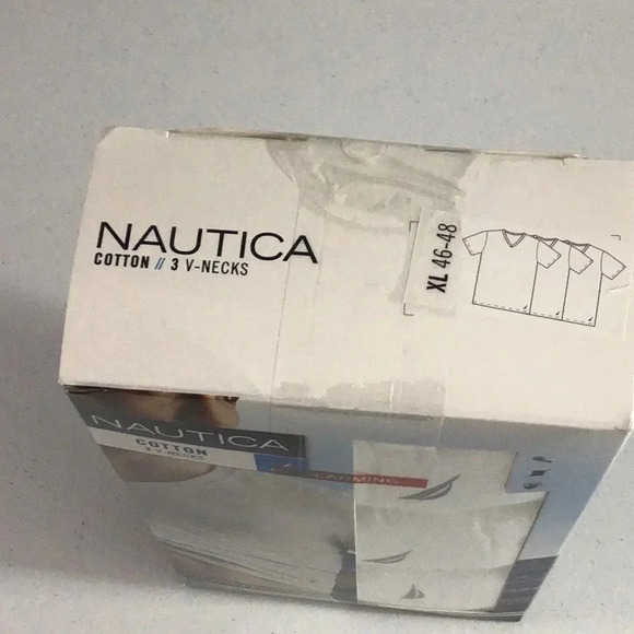 Nautica Classic Fit V Neck Short Sleeve Tee Size Men’s XL 46-48 - Picture 4 of 6